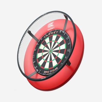 Target Darts Corona Vision Dartboard Lighting System with Dartboard and Pro Tour Surround