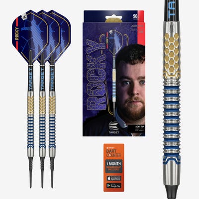 Josh Rock G1 Soft Tip Darts Set including 1 Month DartCounter Membership