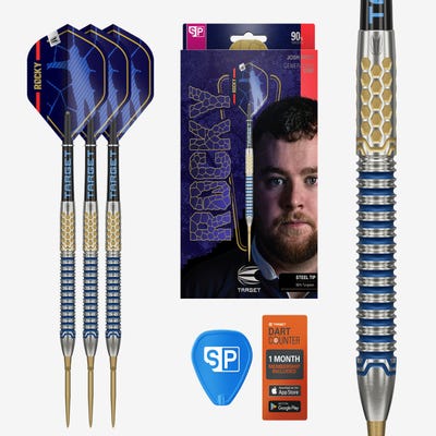 Josh Rock G1 Swiss Point Darts Set including 1 Month DartCounter Membership