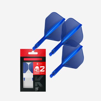 Target Darts K-Flex Shaft and Flight system in Blue, short, no.2