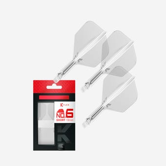 Target Darts K-Flex Flight and Shaft System No.6 Short, Clear