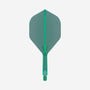 Target Darts K-Flex No.2 - Green - Top View