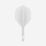 Target Darts K-Flex No.2 - White - Top View