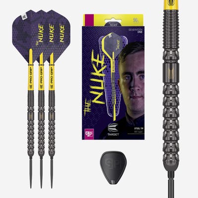 Luke 'The Nuke' Littler Steel Tip Darts - Side View