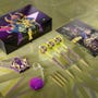 Luke Littler G1 World Champion Swiss Point Darts and box laid out on a table