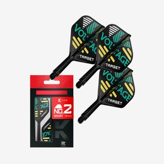 Rob Cross K-Flex No.2 Short - set of dart flight/shafts with box
