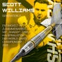 Scott Williams G2 Darts, zusammen mit Scott Williams gemacht