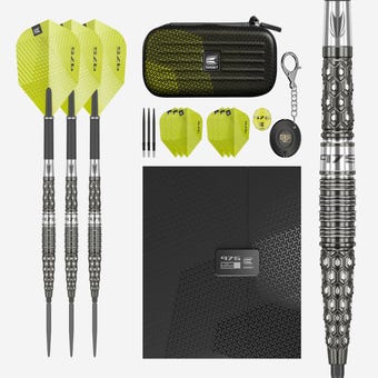 Target Darts 975 03 Swiss Point Steel Tip Darts Set Box Contents - Main Image