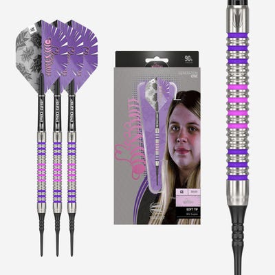 Target Darts Eleanor 'Miss Dynamite' Cairns Soft Tip Darts Set Box Contents - Main Image