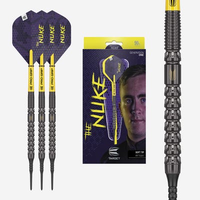 Target Darts Luke 'The Nuke' Littler Soft Tip Darts Set Box Contents - Main Image