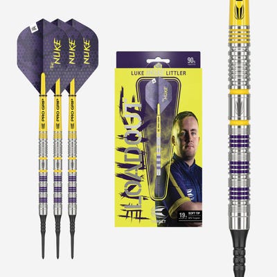 Target Darts Luke Littler Loadout Soft Tip Set Box Contents - Main Image