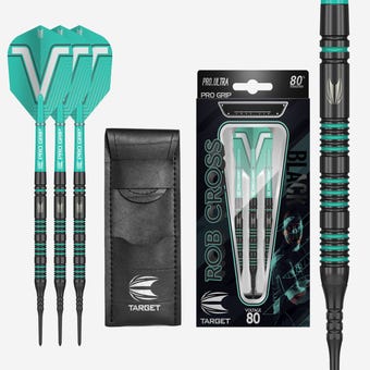 Rob Cross 80% Black Softdart