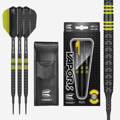 Vapor8 Black - Gelb Softdart