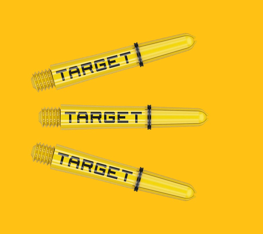Scott Williams G2 includes a set of Pro Grip Tag dart shafts in yellow.